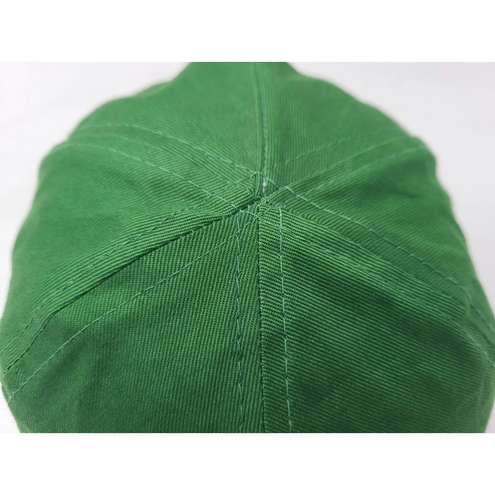 Vintage John Deere Snapback Hat Cap Cotton Farm Hunt Fish Men Women Green Yellow